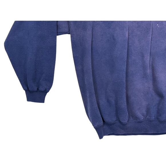 Salt Lake 2002 Winter Olympics Crewneck Sweatshirt Navy XL Faded - Picture 11 of 16